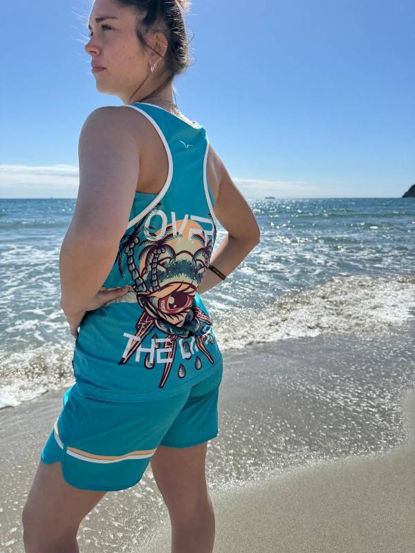 Canotta Beach Volley - Free Style - Azzurro Mare