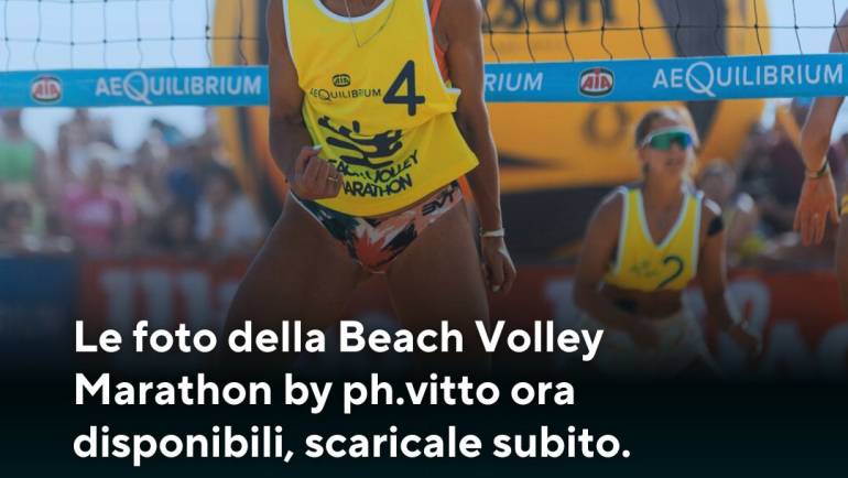 Le foto della Beach Volley Marathon ora disponibili, scaricale subito