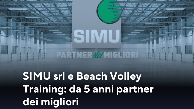 SIMU srl e Beach Volley Training: da 5 anni partner dei migliori