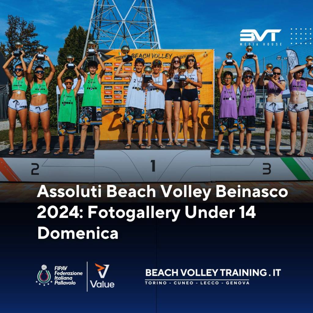 Assoluti Beach Volley Beinasco 2024: Fotogallery Under 14 Domenica