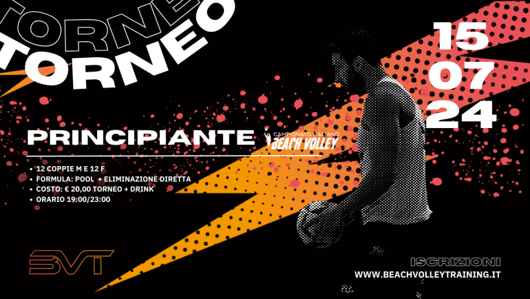 Fotogallery Torneo di Beach Volley Serale Principiante 15/07/2024