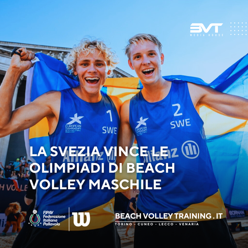 LA SVEZIA VINCE LE OLIMPIADI DI BEACH VOLLEY MASCHILE