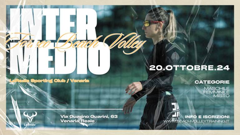 Fotogallery Torneo Beach Volley Intermedio 20 Ottobre La Reale Venaria