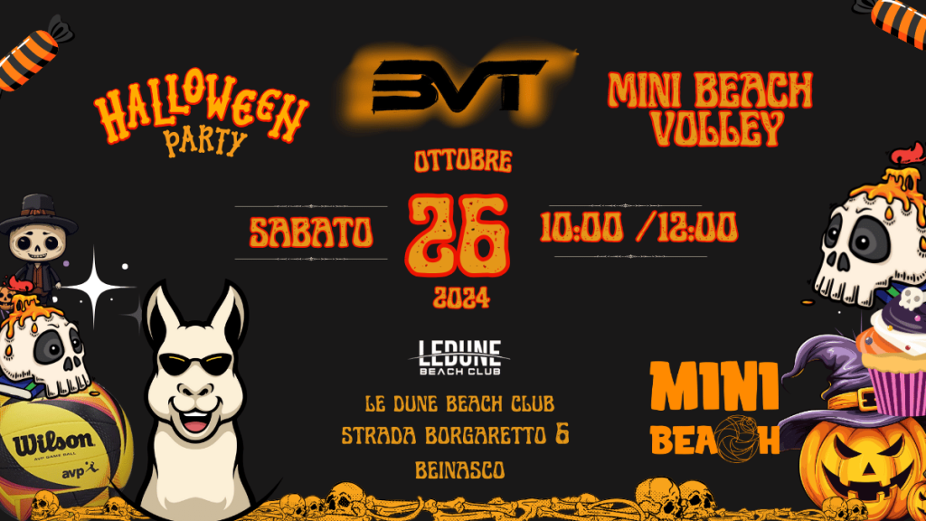 festa halloween mini beach volley 2024