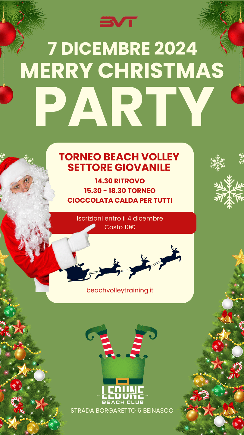 Torneo di BEACH VOLLEY Giovanile - Natale 2024